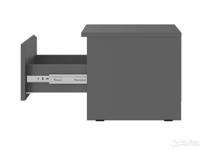 Тумба прикроватная с направляющими ящика шариковые