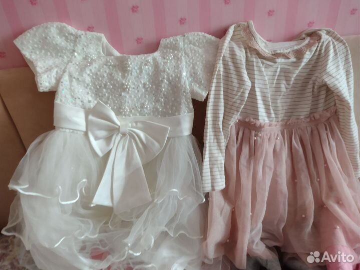 Детская одежда для девочек пакетом 104 110