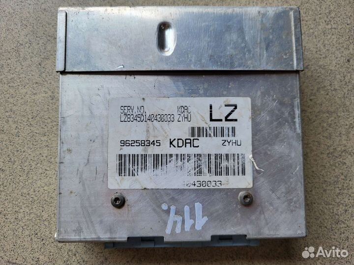 Эбу блок управления двигателем дэу нексия