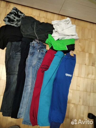 Вещи пакетом на мальчика 122 128