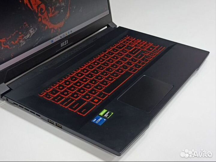 MSI Katana 17.3 144Hz GTX1650 Core i5 11400H 16G