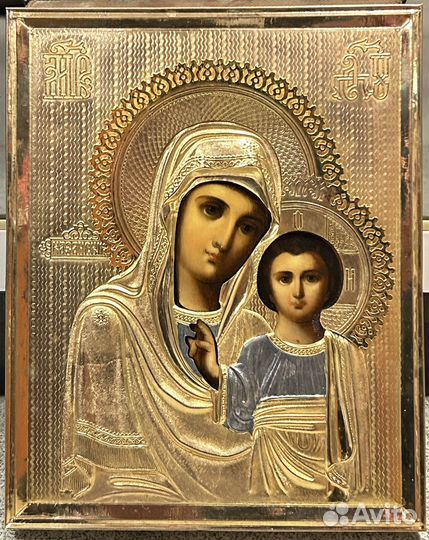 Икона Казанская Богородица Состояние Люкс