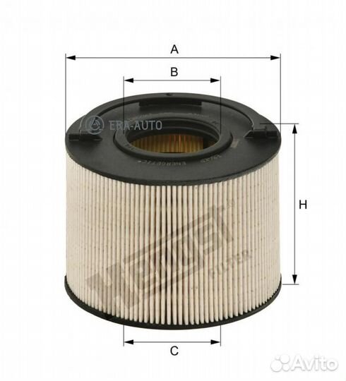 Hengst filter E84KP D148 Фильтр топл.VW touareg/porshe cayenne/audi Q7 3.0-4.2 TDI 2005