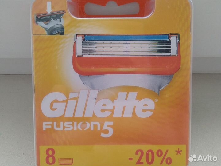 34. Сменные картриджи Gillette Fusion 5