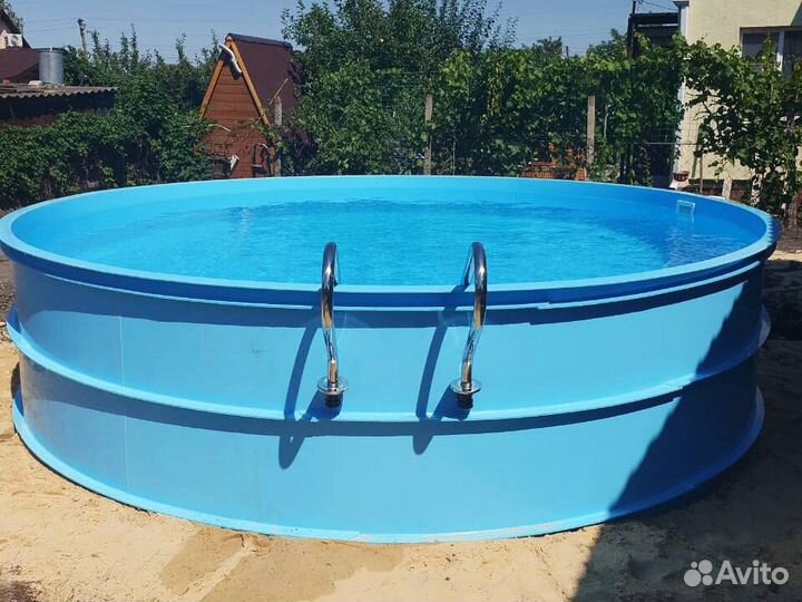 Бассейн пластиковый 4x1,5