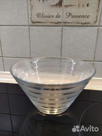 Салатница стеклянная