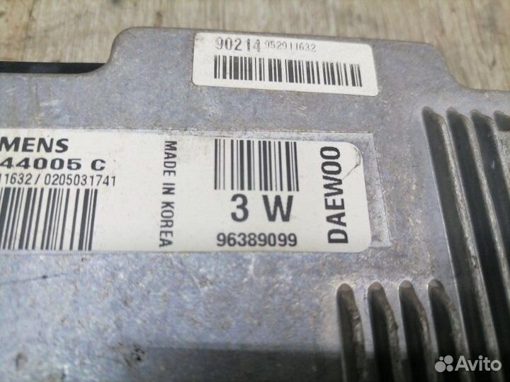Блок управления двигателем Daewoo Matiz M100 F8CV