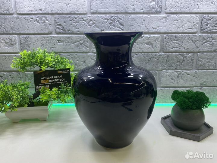 П.7053 Ваза Гжель Кобальт