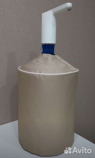 Чехол для бутылки 19 л. (под помпу) аква нью, беж