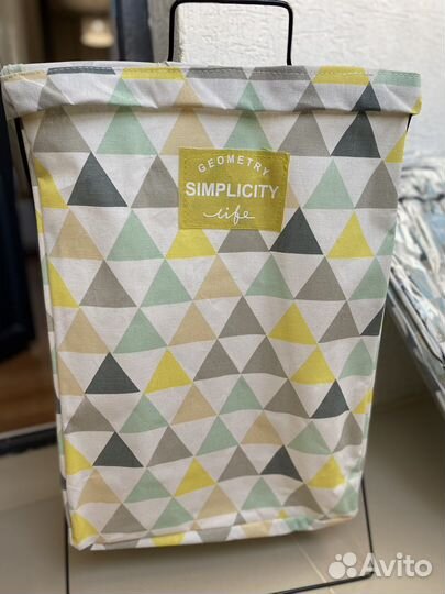 Корзина для белья и игрушек складная