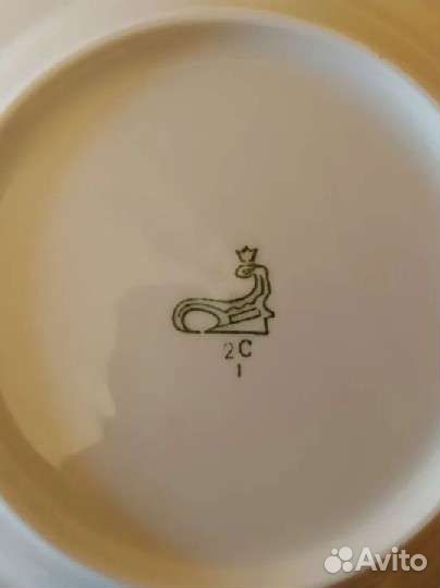 Комплект фарфоровых тарелок, Богдановичи. Новый