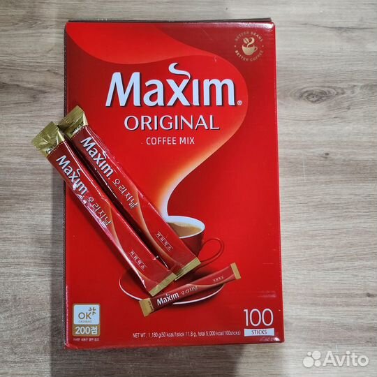 Maxim Растворимый кофе 3 в 1 Original 100 саше