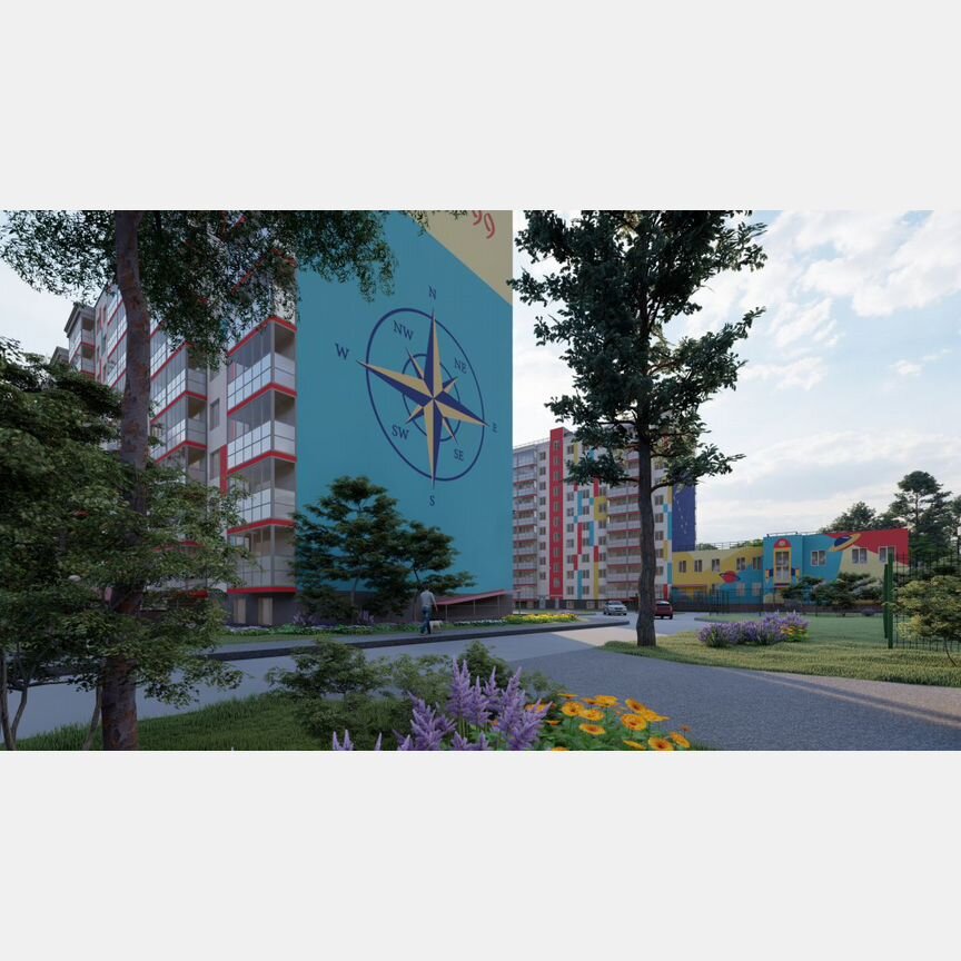 3-к. квартира, 116,8 м², 2/10 эт.