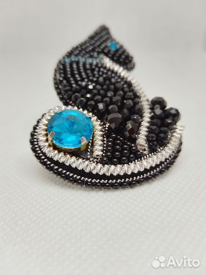 Брошь Кошка