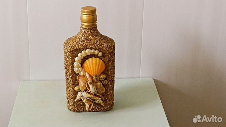 Бутылка. Декоративная. Дизайнерская. Объём - 0,5 л