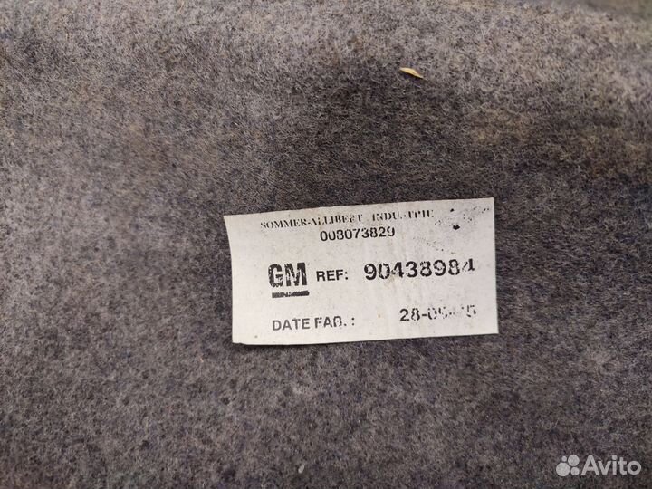 Обшивка арок багажника Opel Astra F