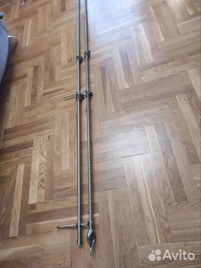 Карниз для штор металлический двойной