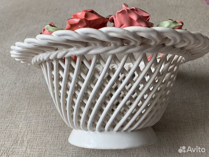 Ваза для фруктов винтажная