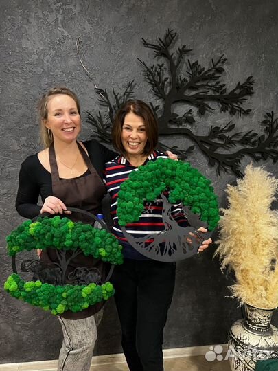 Мастер-классы со мхом все материалы включены