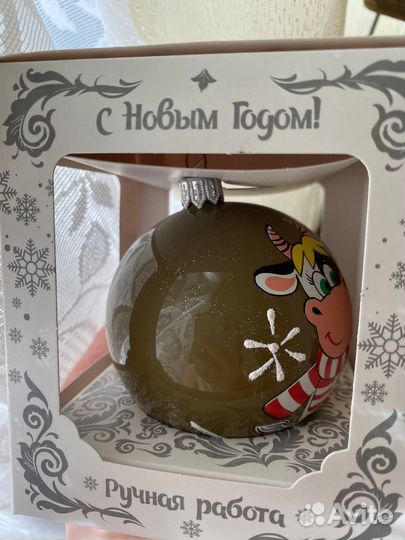 Елочные игрушки стекло