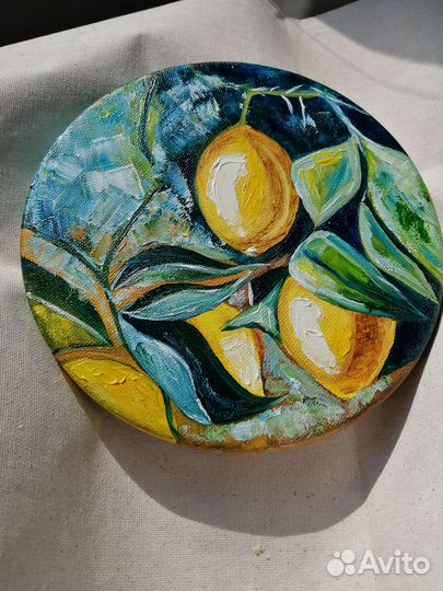 Картина лимоны