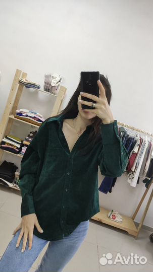 Вельветовые рубашки zara, S,M, новые