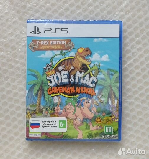 New Joe&Mac PS5 (новый, рус.субт.)