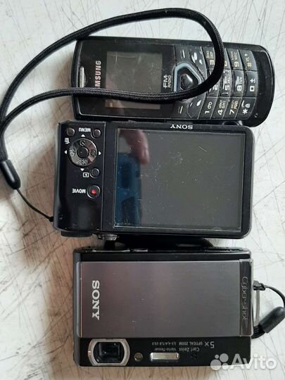 Фотоаппараты sony и телефон samsung