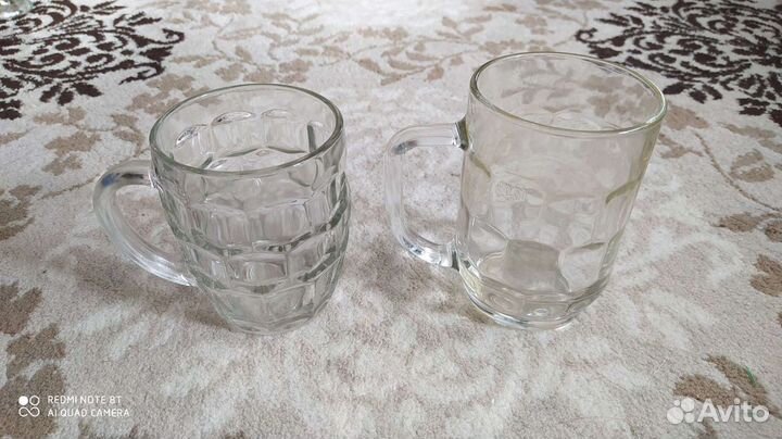 Пивные стаканы и кружки