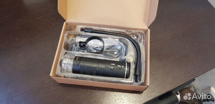 Wi-Fi + USB микроскоп 1080p x1000 подсветка