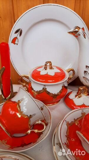 Винтажный сервиз Барановка 