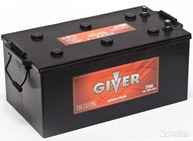 Аккумулятор грузовой 6ст-225Ач Giver 225 L+