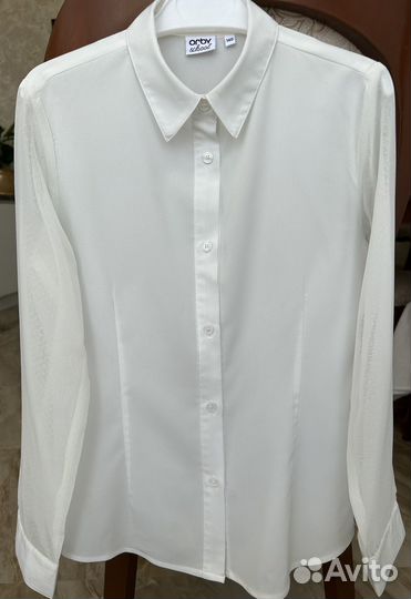 Блузка рубашка для школы 140. Orby