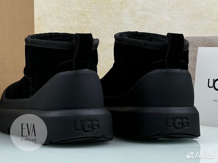 Ugg Мужские угги Ultra Mini Hybrid Black