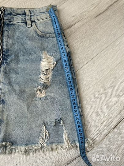 Юбка джинсовая