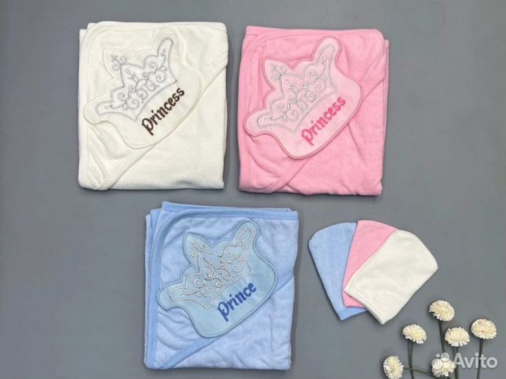 Детское полотенце с капюшоном