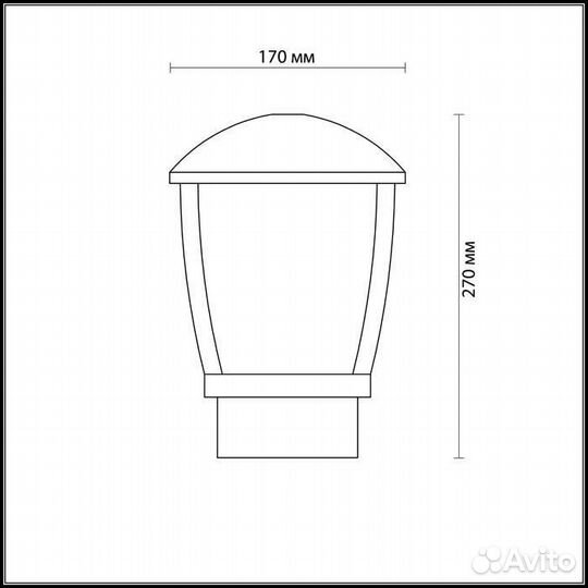 Столб металлический и пластиковый уличный