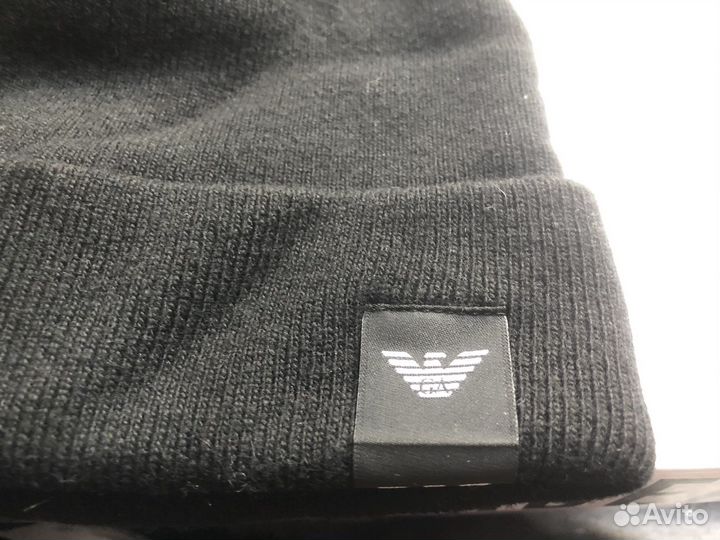 Мужская шапка Emporio Armani nero