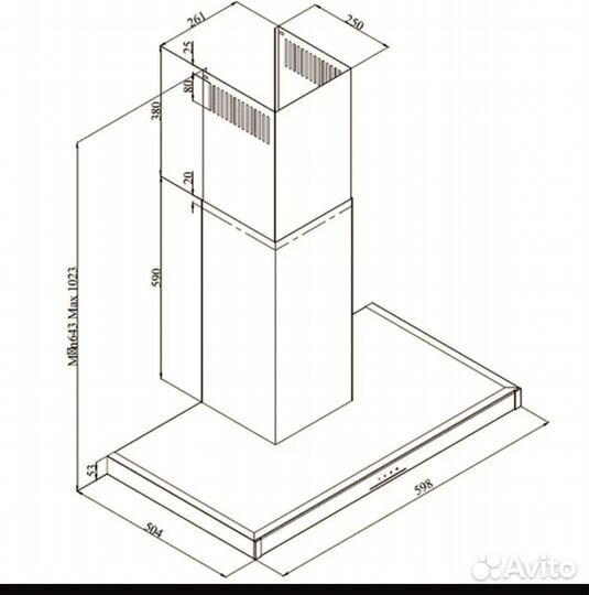 Вытяжка Grundig gdkp2460BC