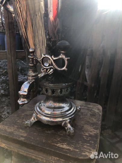 Тульский самовар на дровах старинный