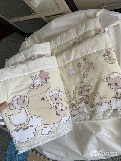 Бортики для детской кроватки