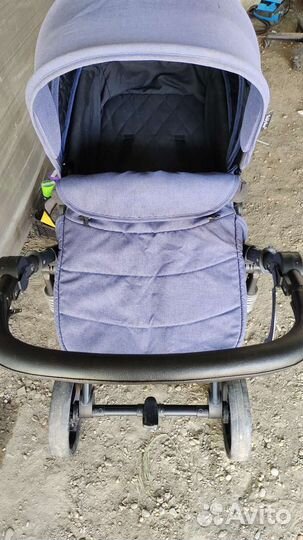 Коляска 2 в 1 эко кожа