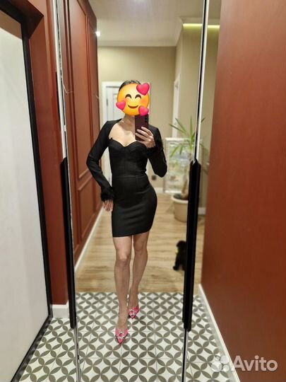 Платье женское 42 44 черное вечернее