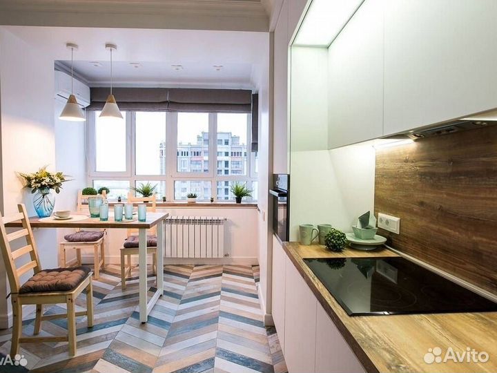 Кухонный гарнитур в современном стиле на заказ