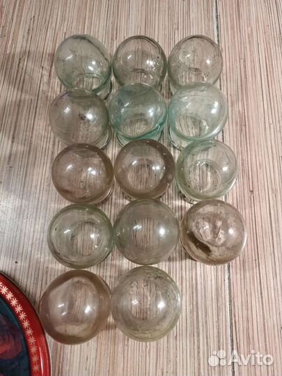 Медицинские банки стеклянные СССР