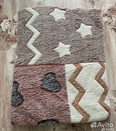 Плед флисовый новый