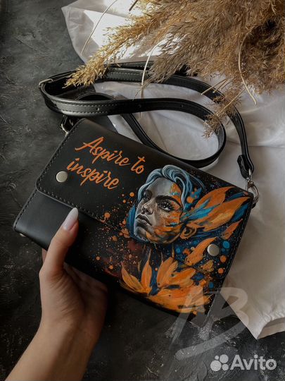 Роспись сумки. Кастом