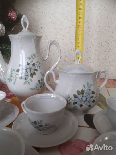 Кофейный сервиз СССР Полтавский фарфоровый завод