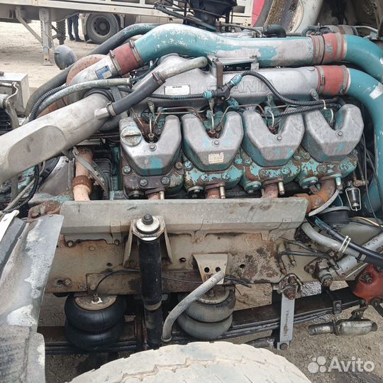 Scania 142H с КМУ, 1990