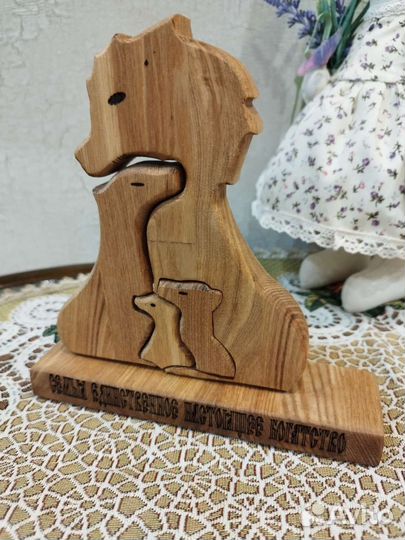 Деревянные пазлы